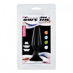 Анальная пробка Lovetoy черная S Lure me