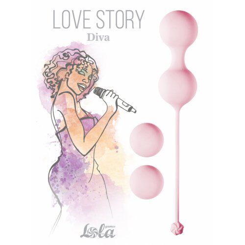 Набор вагинальных шариков Lola Toys Love Story Diva Tea Rose