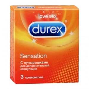 Презервативы Durex №3 Sensation (с пупырышками)