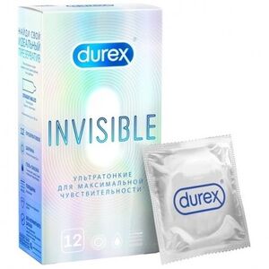 Презервативы Durex №12 Invisible (ультратонкие для максимальной чувствительности)