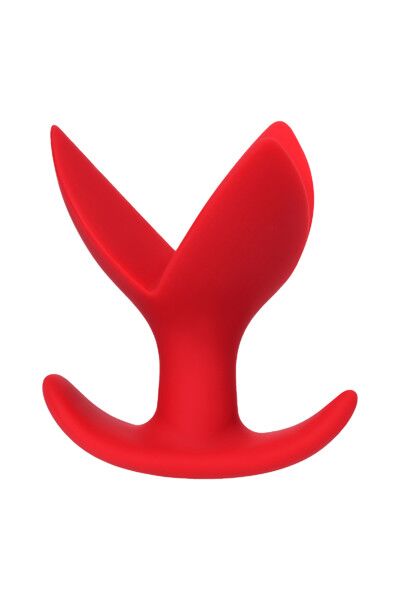 Расширяющая анальная втулка ToDo by Toyfa Flower, силикон, красная, 9 см
