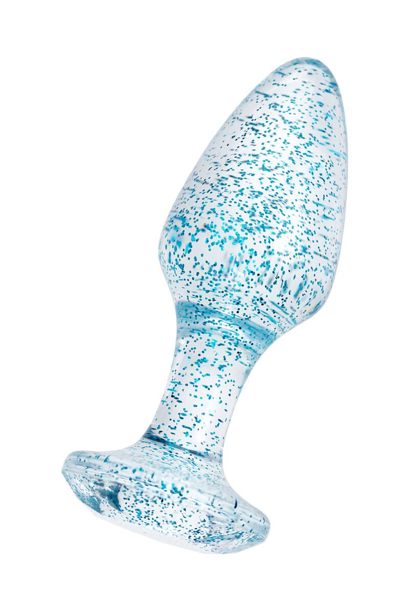 Анальная втулка TOYFA, акрил, голубой, 8 см