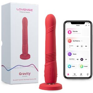 Вибратор с поступательными движениями Lovense Gravity, 25,9 см